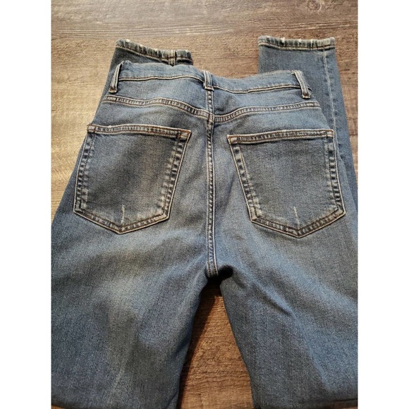 Reformation High Rise Skinny Jeans in Rhine Wash Size 26 (d - Picture 7 of 7